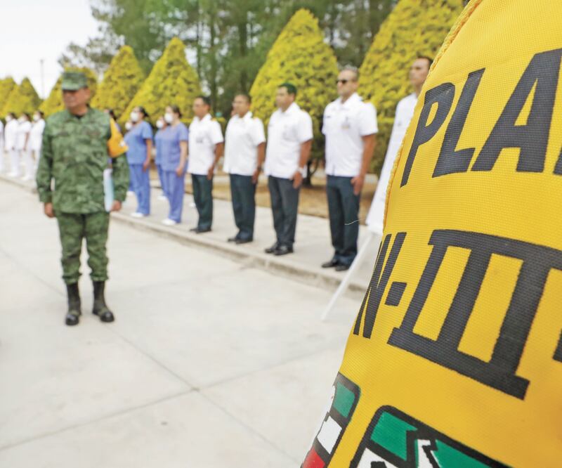Elementos. La dependencia federal ha dispuesto de más de 16 mil trabajadores de sanidad. Foto: ARCHIVO EL UNIVERSAL