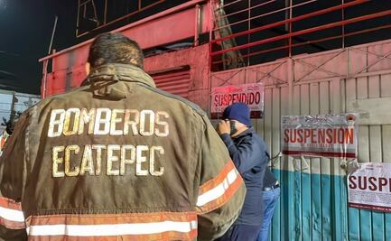 Bomberos aseguran depósito ilegal de combustible en Ecatepec