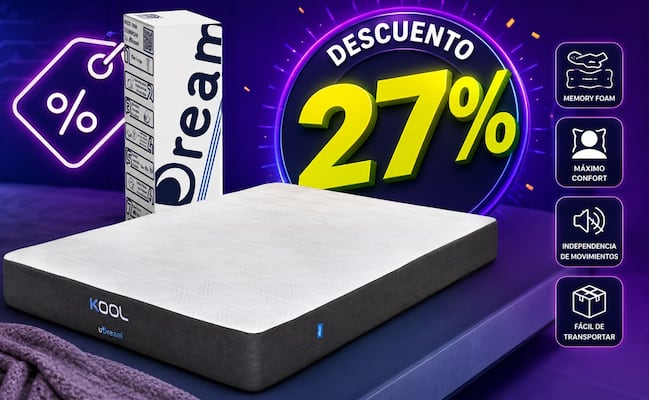 Amazon México rebaja colchón matrimonial uDream con memory foam en menos de 4 mil pesos; aprovecha el descuento del 27%