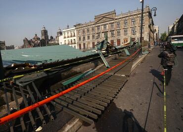 Tras colapso en Templo Mayor, el sitio estará cerrado hasta nuevo aviso