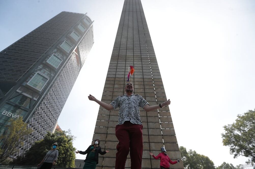 FLASHMOB ORGANIZADO POR MOCCAM EN PROTESTA AL PROYECTO DE MODERNIZACIÓN DE CHAPULTEPEC. Foto: archivo 