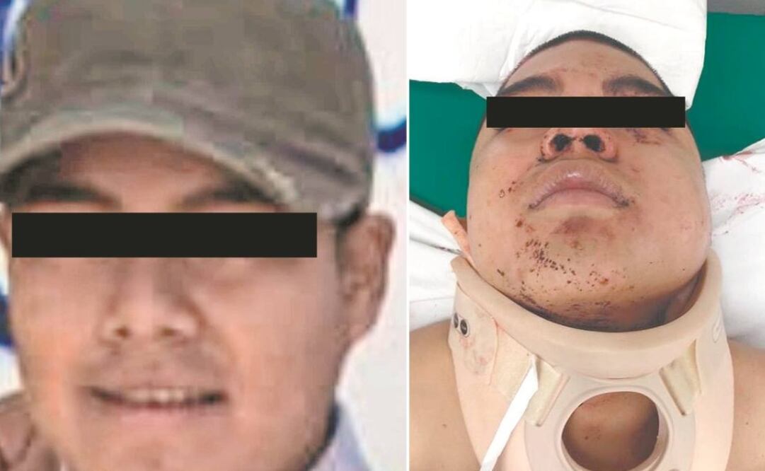 Ante policías, Diego Jesús, de 18 años, confesó ser el homicida material del expresidente municipal Francisco Tenorio Contreras. Foto: Especial