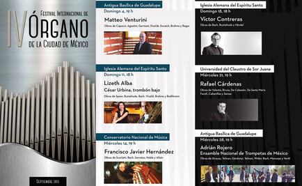 Música para órgano, en la Antigua Basílica de Guadalupe