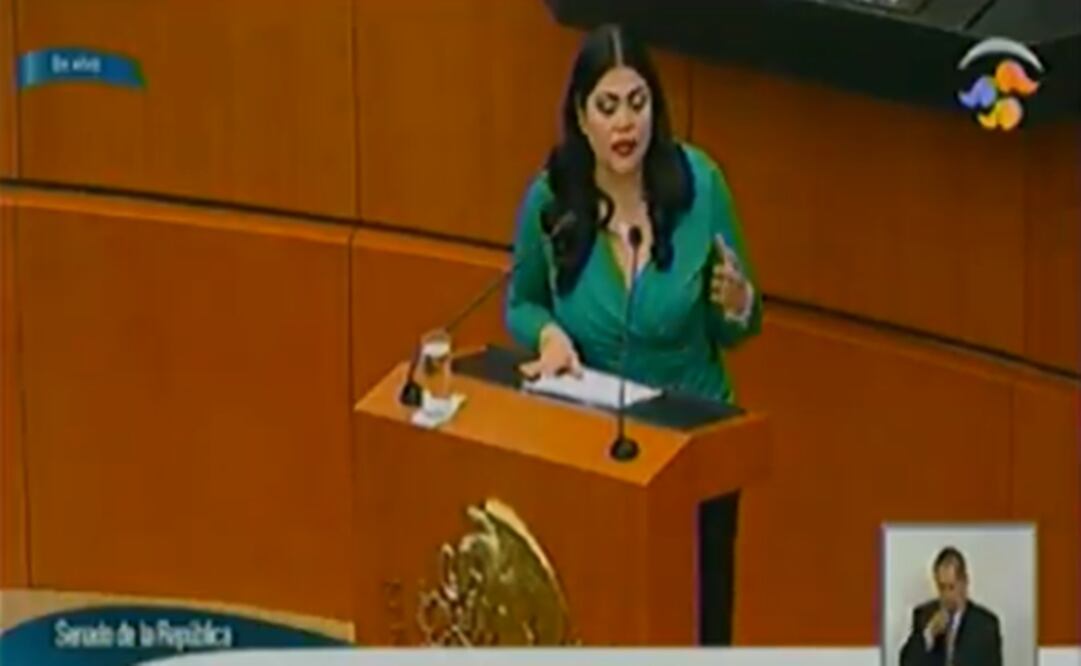 Kathia Bolio del PAN, dijo que este tema es primordial para preservar los derechos de las niñas y adolescentes. Foto: Tomada de video