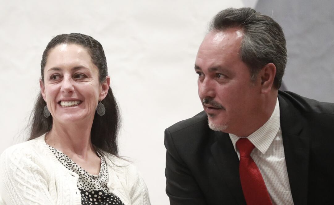 Claudia Sheinbaum, delegada de Tlalpan, y Ricardo Salgado, titular de la delegación Tláhuac. (Foto: Archivo/El Universal)