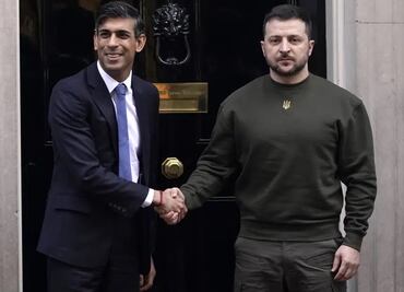 Zelensky pide a Gran Bretaña aviones de combate para asegurar la victoria de Ucrania