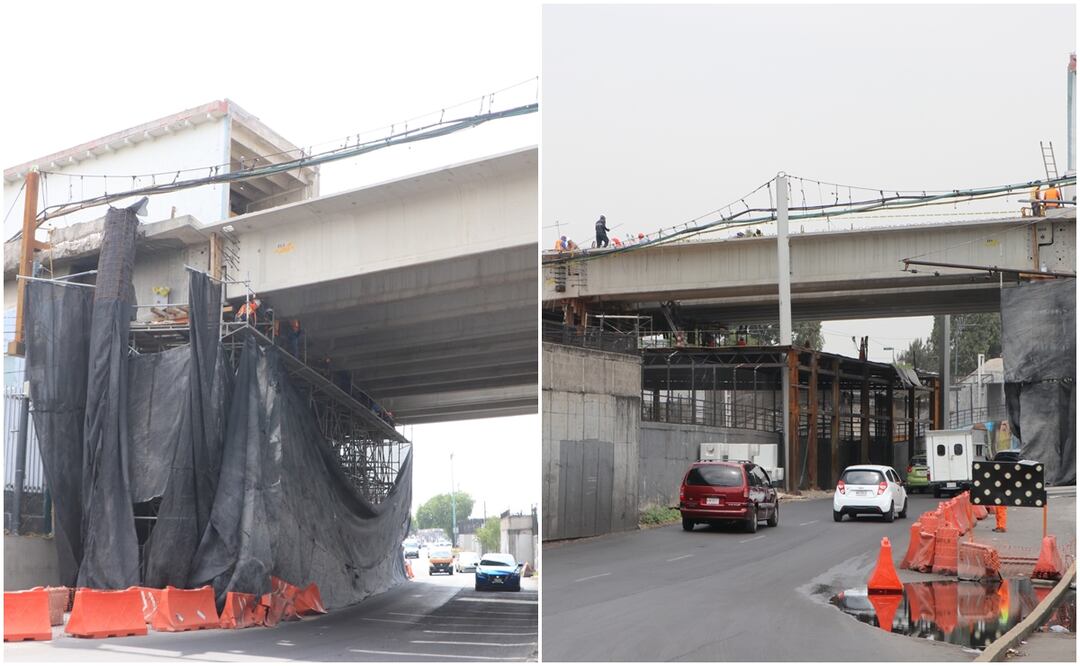 Obras de la Línea 9 del Metro. Foto: Especial