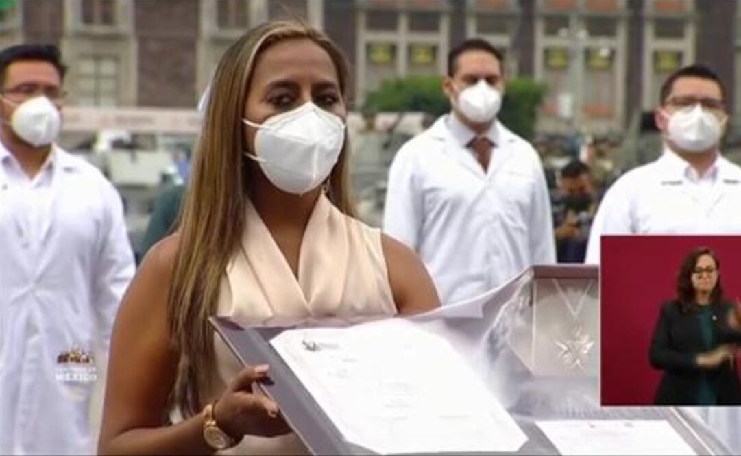 Teniente Luis Rey Calderón recibe condecoración póstuma; murió combatiendo el Covid