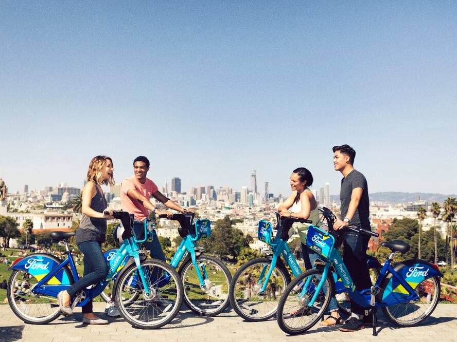 Bicicleta compartida de Ford ya rueda en la ciudad del futuro 