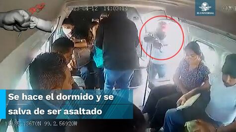 “No me gustan las monedas, quiero billetes”, con pistola en mano asaltan combi en la México-Pachuca