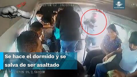 “No me gustan las monedas, quiero billetes”, con pistola en mano asaltan combi en la México-Pachuca