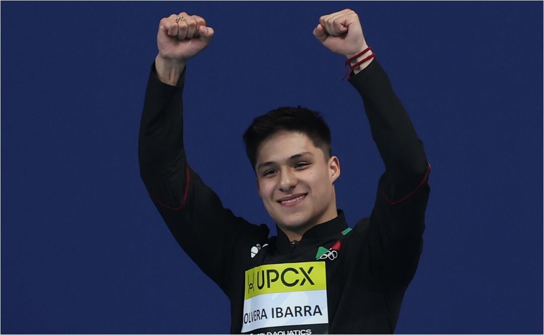 Osmar Olvera consigue su segunda medalla en Doha. FOTO EFE