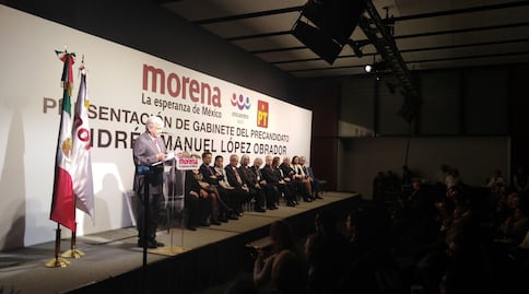 AMLO presenta a su "gabinete"