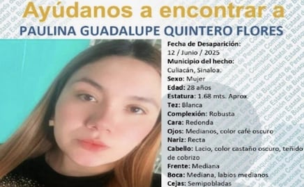 Emiten ficha de búsqueda para Paulina Guadalupe; fue secuestrada por civiles armados frente a sus hijos en Sinaloa