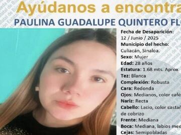 Emiten ficha de búsqueda para Paulina Guadalupe; fue secuestrada por civiles armados frente a sus hijos en Sinaloa