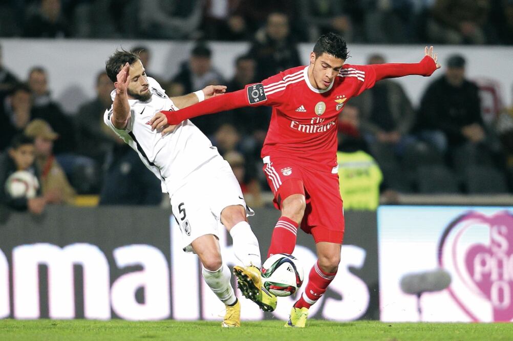 El canterano del América espera seguir creciendo con las Águilas lusitanas para brincar a un mejor futbol. (XINHUA)