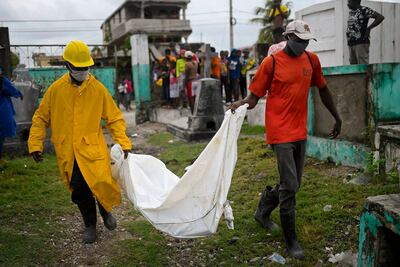 Sube a mil 941 la cifra de muertos por el terremoto de magnitud 7.2 en Haití