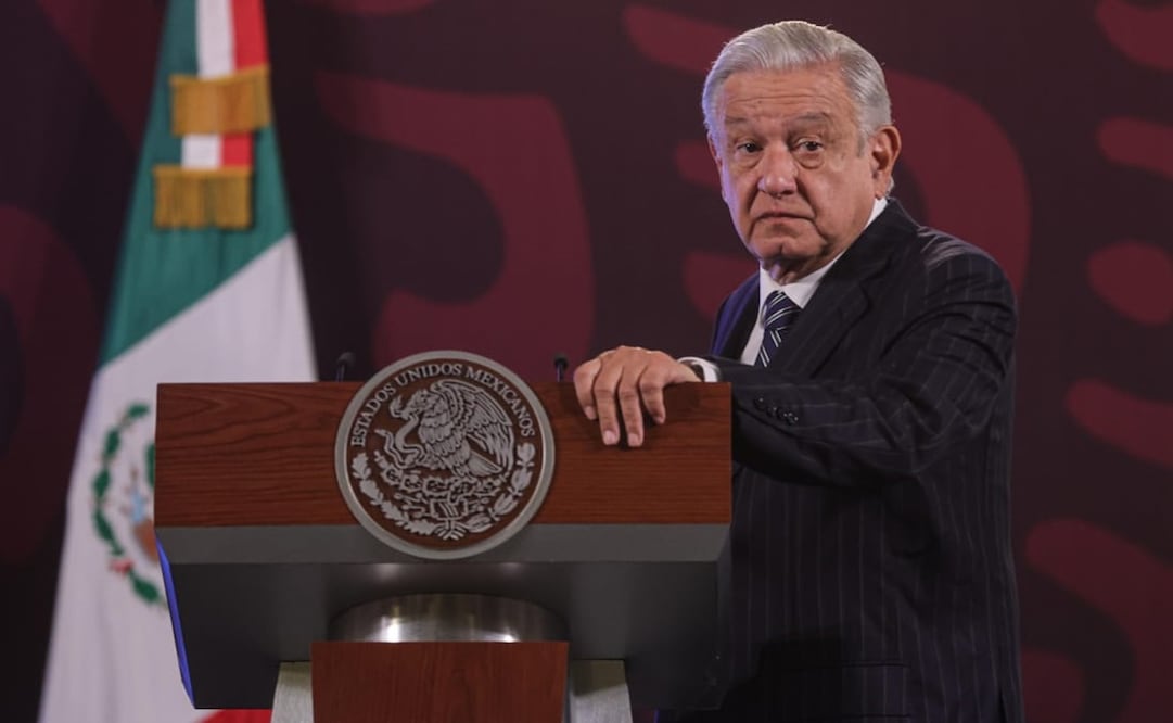 López Obrador en su conferencia del 18 de enero en Palacio Nacional. Foto: Gabriel Pano / EL UNIVERSAL