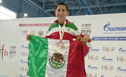 Mexicano José Manuel Real gana bronce en los Children´s Games de Rusia 