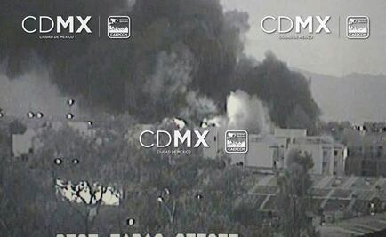 Se incendia fábrica en la colonia Agrícola Pantitlán