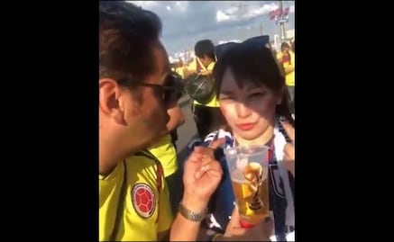 Difunden video de colombiano que pide a japonesa repetir que es  "pu.."