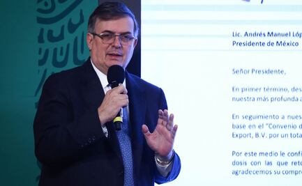 Este jueves llegan 2 millones de vacunas de CanSino: Ebrard