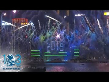 El mundo comienza a recibir el Año Nuevo 2019 