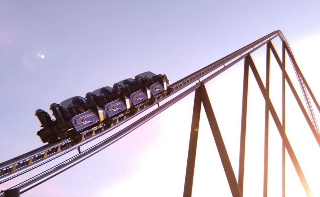La montaña rusa alcanzará 160 metros de altura. Foto: Qiddiya