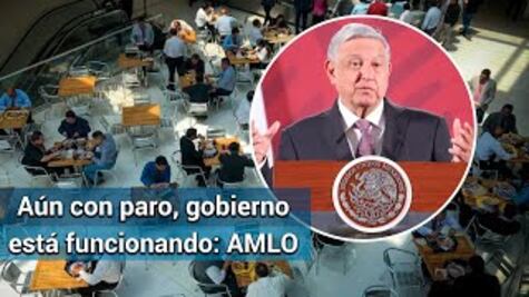 Aun con paro de mujeres, el gobierno está funcionando: AMLO