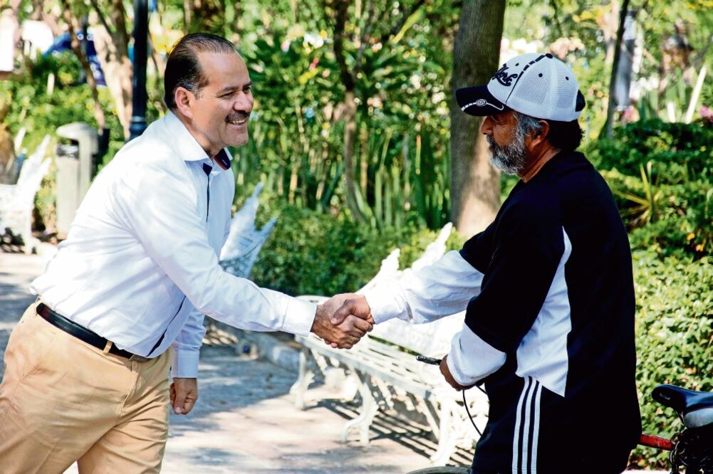 Martín Orozco, candidato del PAN a la gubernatura de Aguascalientes, dice que va siete puntos arriba de su más cercano contendiente en intención del voto (ESPECIAL)