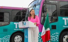 Alcaldesa de La Paz, BCS, anuncia expansión del transporte público "Tiburón Urbano"; suma más de 2 millones de viajes