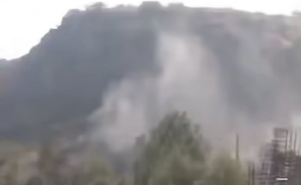 Enjambre sísmico provoca desprendimiento de rocas en el “Brinco del Diablo” Guanajuato; Abasolo tiene 8 fallas geológicas.
Foto: Especial.