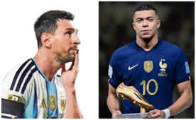 Lionel Messi y Kylian Mbappé pelean por la distinción de ser el máximo goleador de la justa