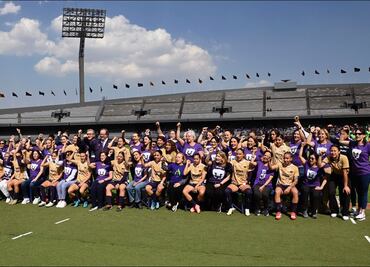 Pumas Femenil recibe apoyo del rector de la UNAM en el marco del Día de la Mujer; “Nos queda mucho por hacer”