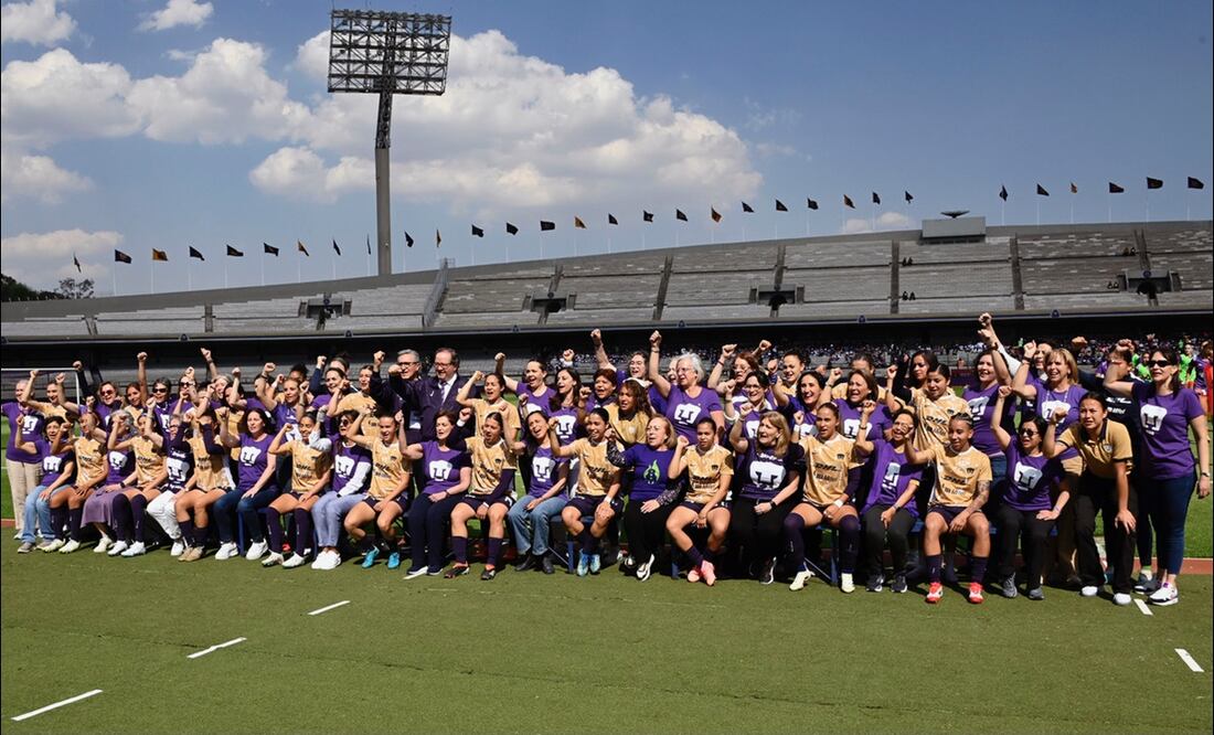 Pumas Femenil recibió apoyo del rector de la UNAM de cara al Día de la Mujer: “Nos queda mucho por hacer” / FOTO: Cortesía