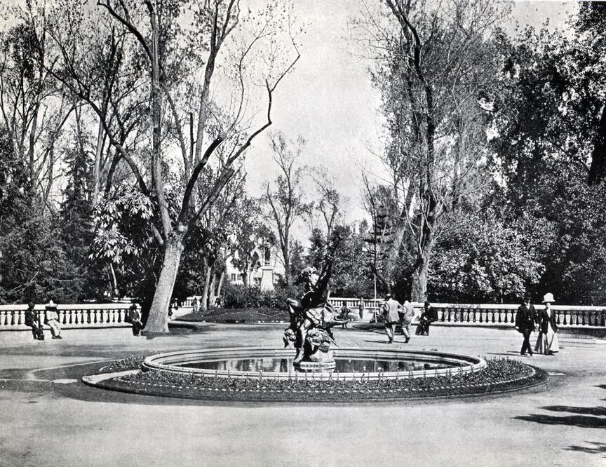 Las fuentes del paseo capitalino más antiguo