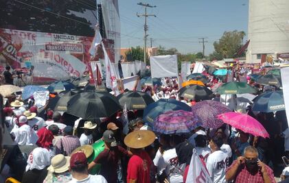 Con plaza llena, Morenistas esperan mitin de corcholatas en Coahuila