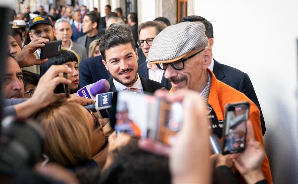 Exdirigente nacional de Movimiento Ciudadano, Dante Delgado Rannauro (06/11/2025). Foto: X (@samuel_garcias)