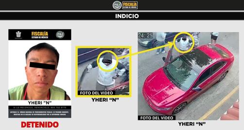 Agentes de Fiscalía del Edomex detienen a sujeto acusado de robo con violencia de vehículo en Tultitlán; en el auto viajaba un menor de edad