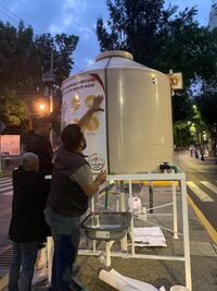 Instalan lavamanos en Zona de Hospitales de Tlalpan por Covid-19