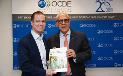 Ricardo Anaya dialogó con José Ángel Gurría, secretario general de la OCDE