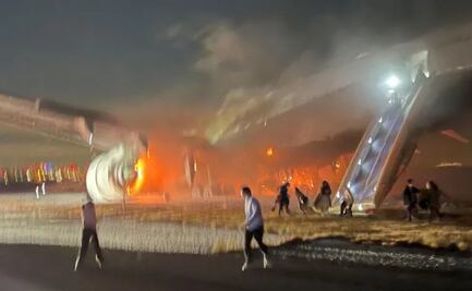 Cómo lograron escapar cientos de pasajeros del Airbus A350 que se incendió en un aeropuerto de Tokio