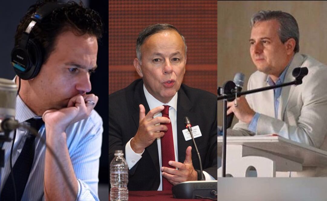 Los periodistas, Carlos Loret de Mola, Ciro Gómez Leyva y Luis Cárdenas. Foto: Especial