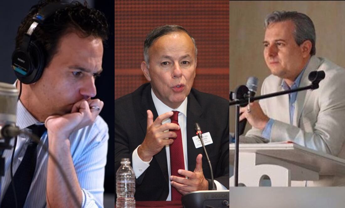 Los periodistas, Carlos Loret de Mola, Ciro Gómez Leyva y Luis Cárdenas. Foto: Especial