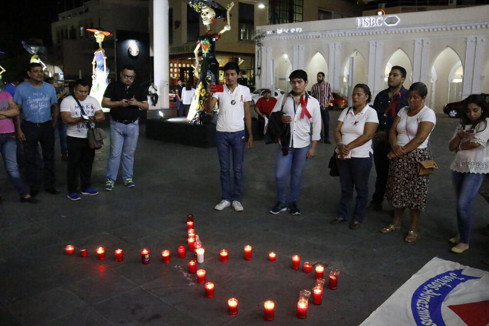 Conmemoración del dia mundial contra el VIH SIDA en Tabasco. (FOTO: Luma López. EL UNIVERSAL)