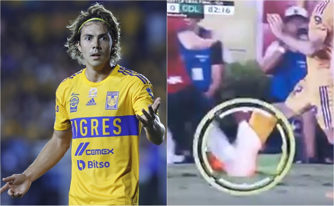 Sebastián Córdova recibió una dura entrada en la Final de Ida