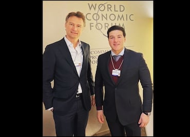 Samuel García se reúne con CEO de Heineken en Foro de Davos