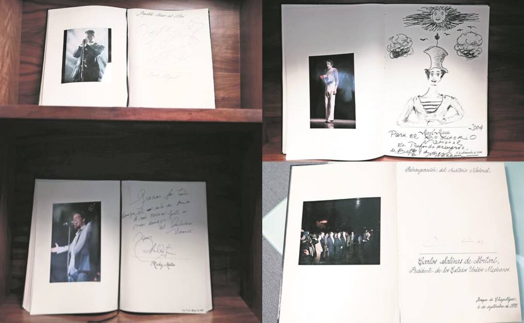 Marcel Marceau dejó su firma luego de presentarse en 2004, Ricky Martin, Björk, Juan Gabriel y José José también han firmado (ALEJANDRA LEYVA / EL UNIVERSAL)