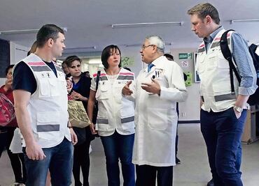 Delegación ucraniana conoce Médico en Tu Casa