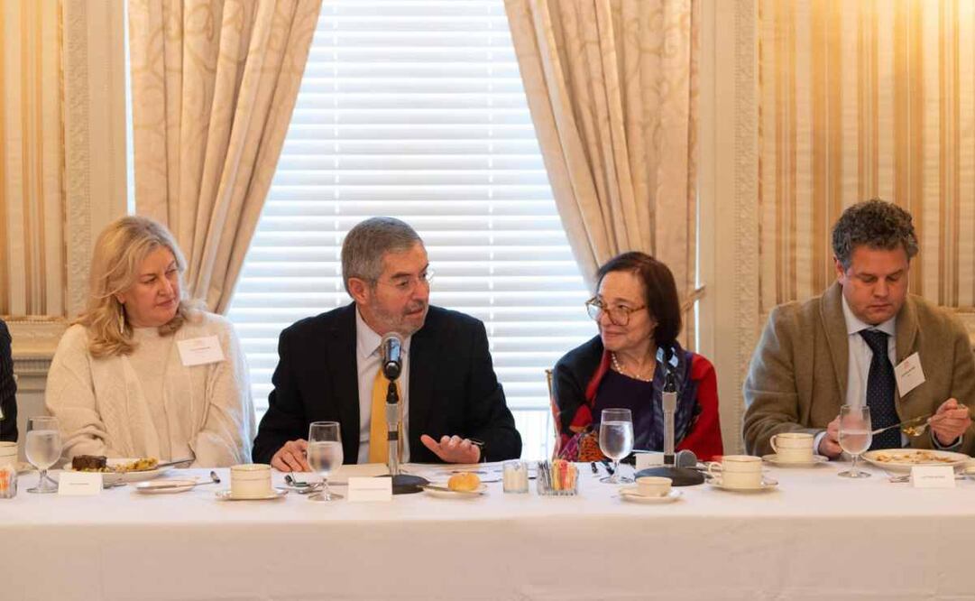 A Juan Ramón de la Fuente lo acompañó Esteban Moctezuma, embajador de México en Estados Unidos, y Héctor Vasconcelos, representante permanente de México ante la ONU. Foto: Especial